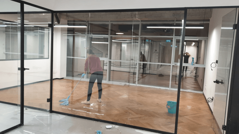 ניקיון משרד לפני אכלוס 2